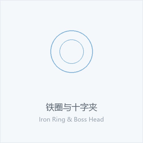 铁圈与十字夹